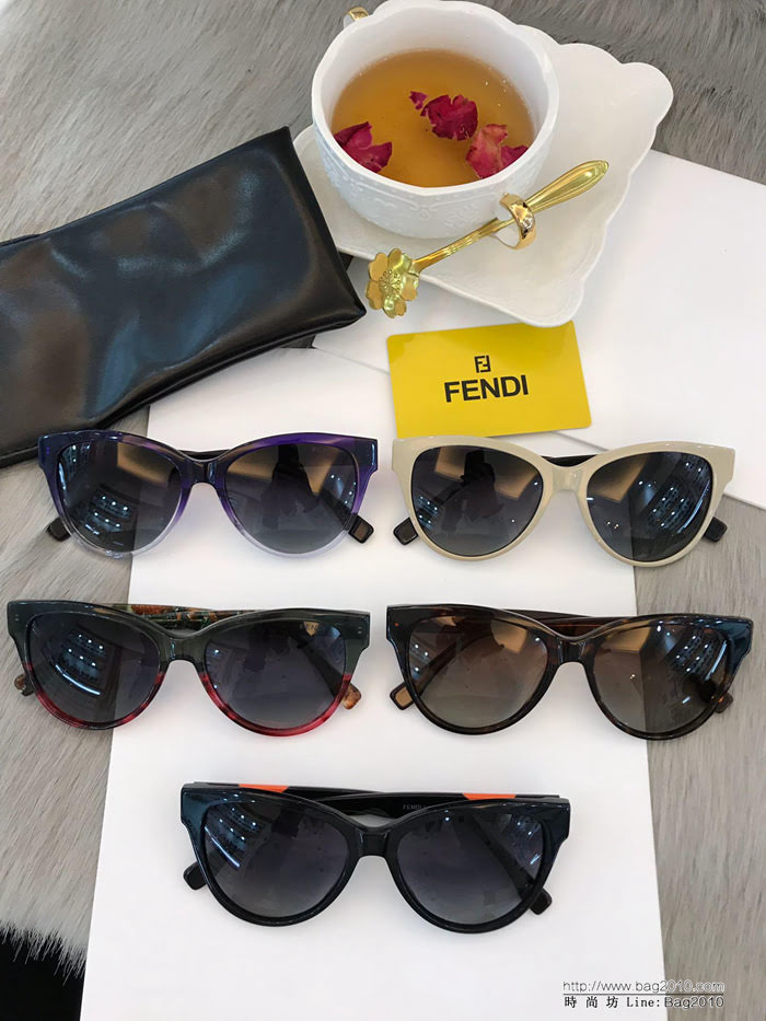 FENDI芬迪 2019新款 FD0361 板材小框 時尚酷風 獨特鏡腿 偏光太陽鏡 適合各種臉型  lly1665